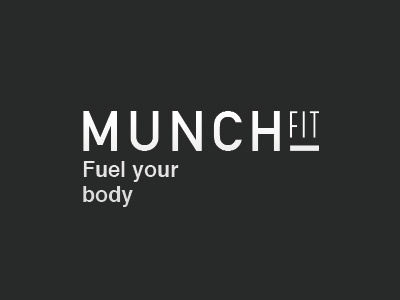 Munch Fit logo concept branding logo packaging logo ‎nutrition‬ ‎nutritious‬ ‪‎fitness food‬ ‪‎fitness‬ ‪‎goodmeal‬ ‪‎gym‬ ‪‎healthy‬ ‪‎workout ‬ ‎healthy food‬