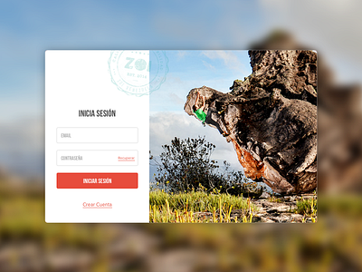 Modal login badge form layout login modal register sign in tarful travel ui ux web design