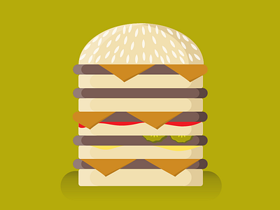 Burger burger cheese fast food hamburger icons illustrations illustrator junk food