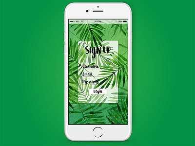 Daily UI - Day 1 - Sign Up app dailyui day1 firstshot hellodribble iphone login newplayer signup ui