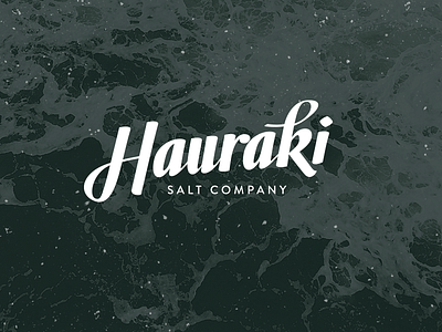 Hauraki diamond lettering logo new nz salt sea water zealand