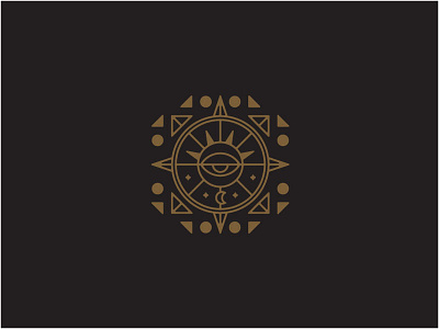 Day & Night badge brand branding icon logo logos mark moon seal stars sun