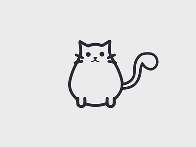 Kitty animal cat icon kitty pet vector