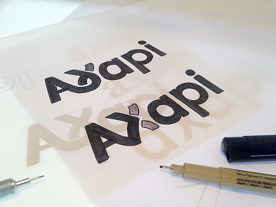 Back to the basics brand hand lettering identity lettering logo process prototype sketch