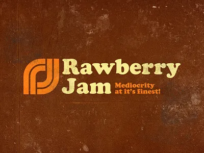 RetroBerry Jam band brand cooper black logo music retro rj texture vintage