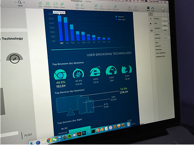 Infographic Full Color color data icons infographic sketch ui visualization