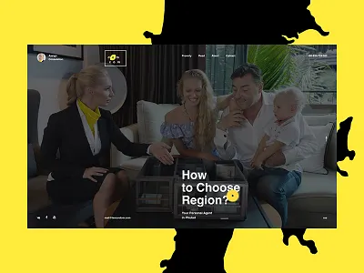 Dom.com animation app flat gif material mobile real estate typography ui ux web design website