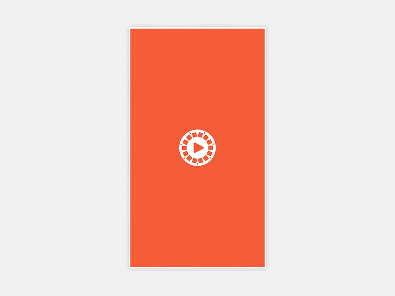 Flipagram Loading animation clean invert ios loader simple