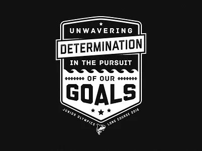 Swim Club Junior Olympics Badge badge emblem swimming