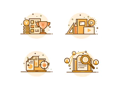some icon app colour data flat idea illustration money outline paper video