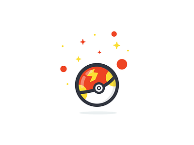 Fast Ball fastball illustration line outline pokeball pokemon sketch vector