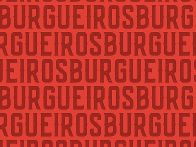 Burgueiros Pattern branding burger pattern