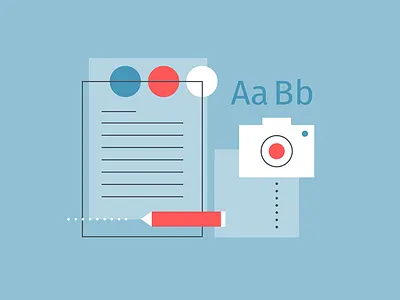 Visual identity branding blog blue branding identity identity design logo design red visual brand