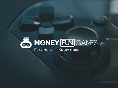 Money Fun Games Logotype black cid education fun game logo logotype mobile sign symbol