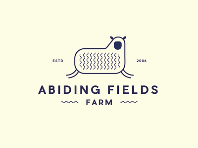 Clun Sheep design farm logo sheep