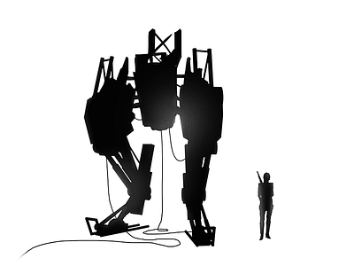 Robot Silhouette robot silhouette