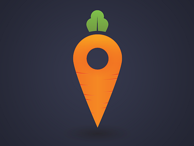 Karrot Icon android app brand carrot icon ios location logo pin