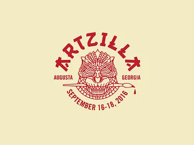 Artzilla godzilla illustration