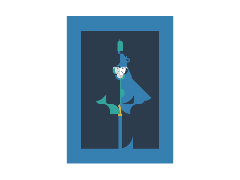 Nurhaci animated flat graphic motion