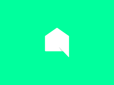 Neighborhoody bubble chat communication creative home house neighborhood neighborhoody simple