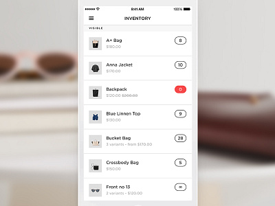 Squarespace Commerce App commerce inventory ios quantity squarespace store