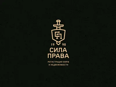Сила Права / Power of Law / 2 book emblem icon justice law logo logotype monogram outline sign sword