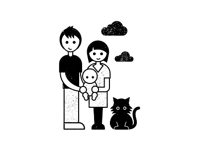 Family Portrait family illustration people portrait svg texture vector