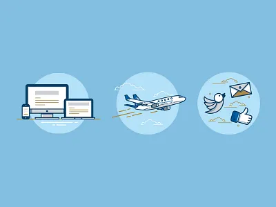 Travel | Social Icons airplane circle computer icons social socialmedia travel