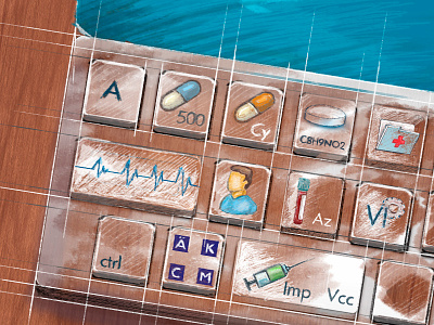 Custom Keyboard app blood care custom keyboard medical pills vaccine