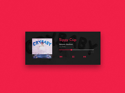 Music Player app design flat interaction minimal music music player prototype ui ui kit user interaction ux widget