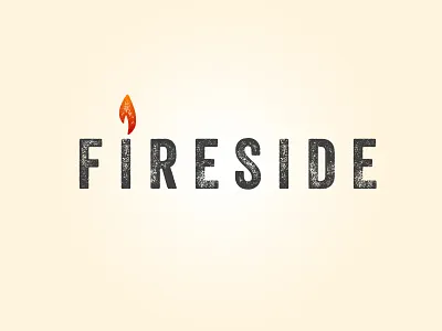 Fireside, option 2 ash grunge noir simple