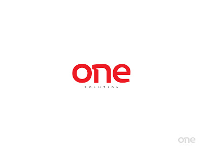 One Logo logo mark number one