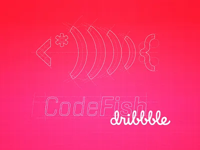 CodeFish Studio - Blueprint blueprint design geometry logo design logotype