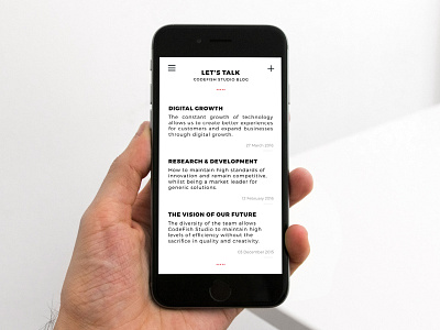 CodeFish Studio - Online BLOG design web web design