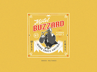 Buzzard beer booze buzzard matches packaging vulture