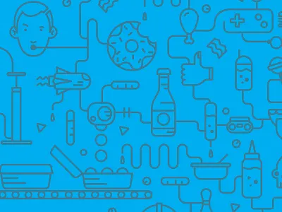 Creative Juices - Detail shot art creative design flat icons juice line line art stroke vector