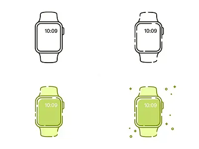 4 Steps to create a dribbble style icon icon