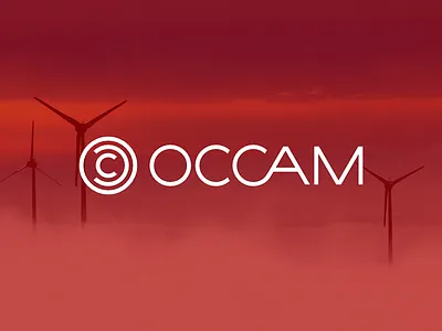 Occam Fund black cid energy fund investing logo logotype money red sign symbol white