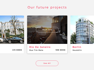 Minimal Product Card airbnb card design house list web