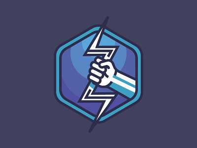 Thunder badge patch thunder