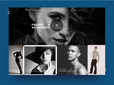 Dior web redesigner dior ui web