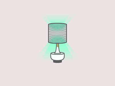 Lamp furniture illustration lamp light light beam