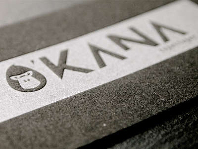 O'kana Business Cards branding business cards fashion letterpress logo print