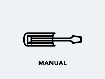 manual black book instruction logo manual screwdriver simple