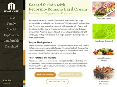 Style Tile archer autumn food ideal sans round style tile