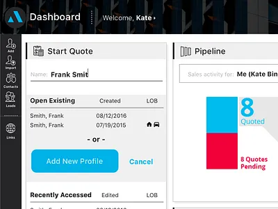 UI for Financial App design pattern materials ui