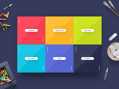 Magic Stone: Color Palette color palette colorful colors mockup ui ui kit