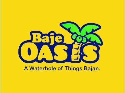 Baje Oasis Logo bajan baje barbados coconut coconuts oasis palm tree