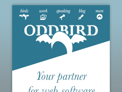 OddSite - New Mobile Nav menu mobile navigation site web website