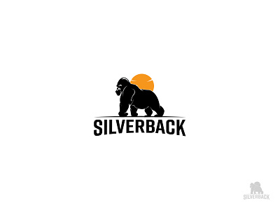 Silverback Logo animal ape gorilla logo logodesign silverback